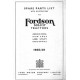 Fordson Major Parts Manual